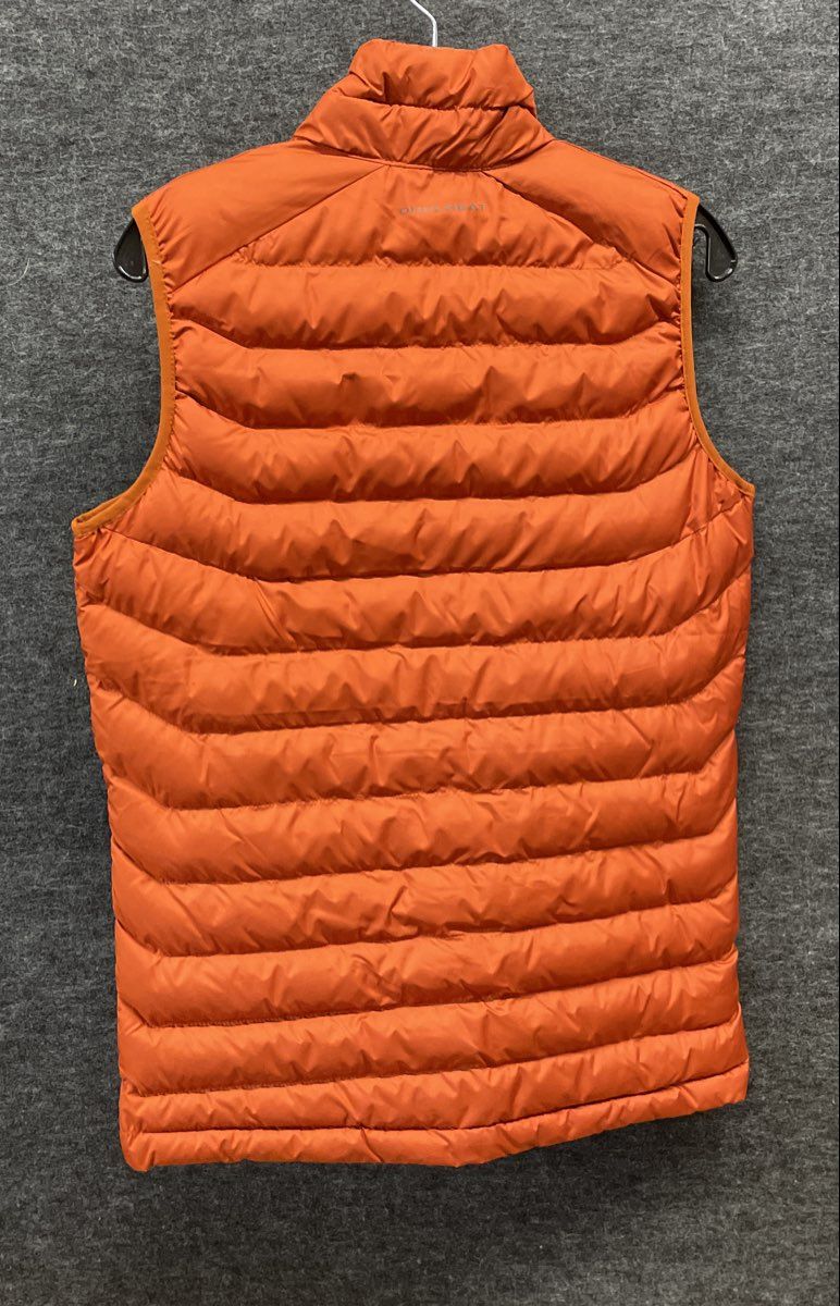 Columbia Men's Orange Omni-Heat Thermal Reflective Puffer Vest Sz S