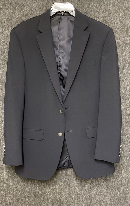 Michael Kors Men's Black Wool Blend 2-Button Blazer Sport Coat Sz 38R