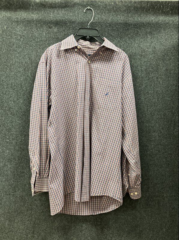Nautica Men's Lot of 3 Multicolor Plaid Long Sleeve Button Down Shirts Sz XL