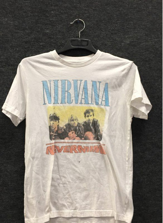 Lot of 2 Band T-Shirts Nirvana American Eagle & Why Don't We Graphic Tees Sz S