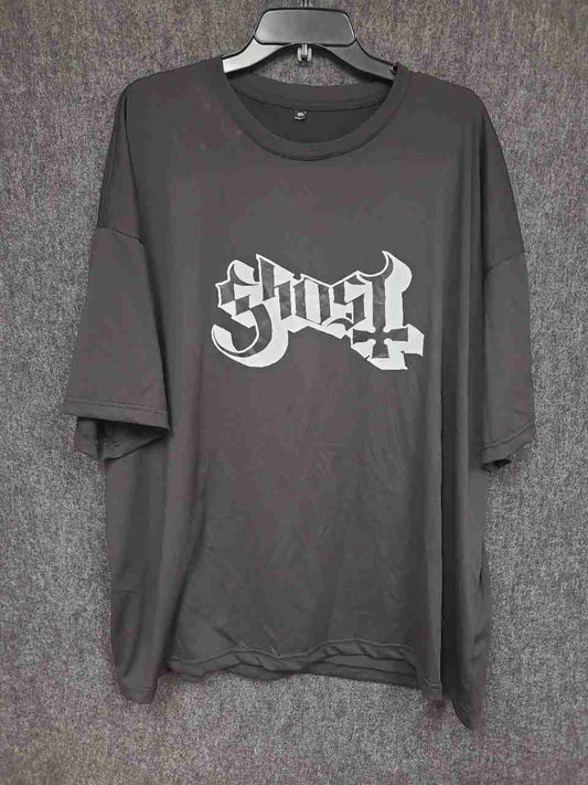 Ghost Band Logo Graphic T-Shirt Black Double Stitch Sz 5XL