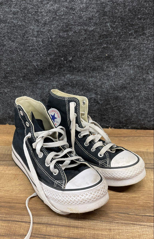 Converse Chuck Taylor All Star Move Platform High Top Black White Kid's Size 3.5