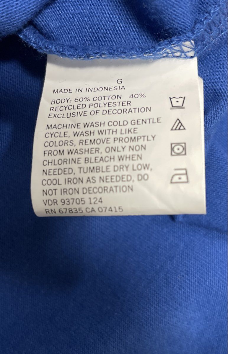 Nautica Men's Blue Striped Short Sleeve Cotton Blend Polo Shirt Sz L