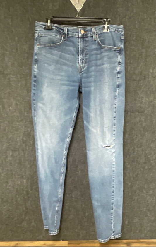 Signature by Levi Strauss Men's Slim Jeans Light Wash Distressed Sz 34x34