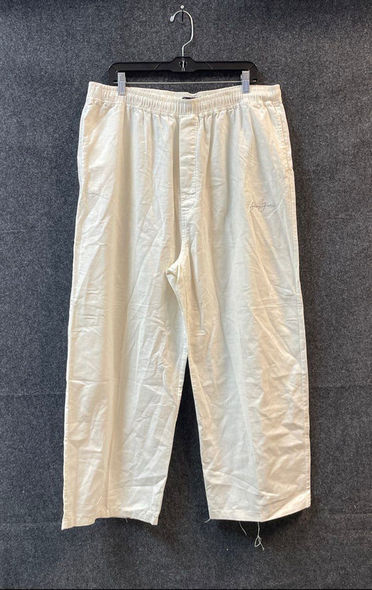Vintage Y2K Sean John Men's White Linen Blend Lounge Pants Sz 2XL