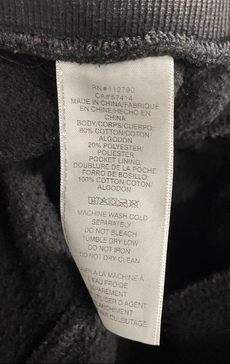 True Religion Men's Grey Acid Mineral Wash Horseshoe Logo Sweatpants Size M