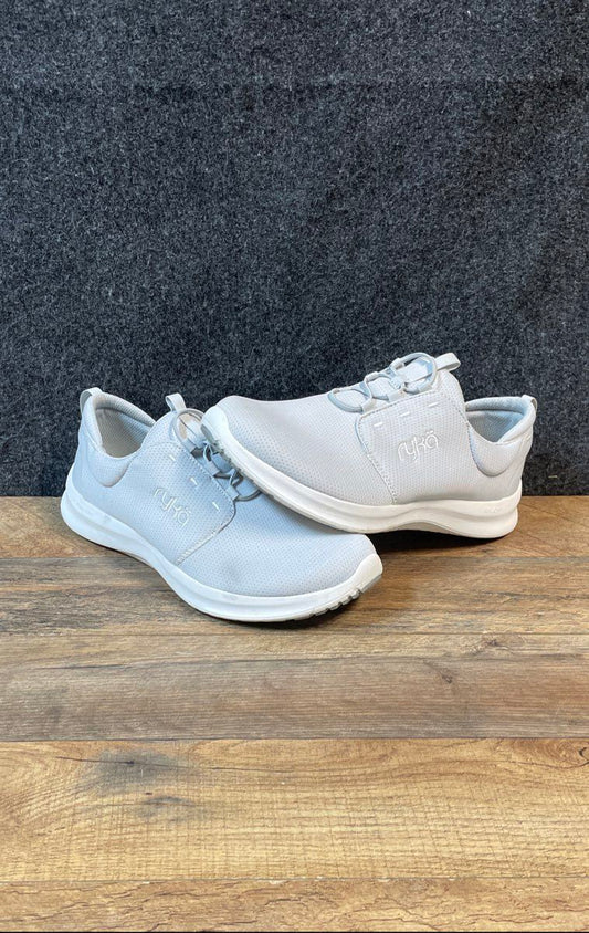 Ryka Re-Zorb Lite Grey Bungee Slip On Walking Shoes Women's Size 9.5W