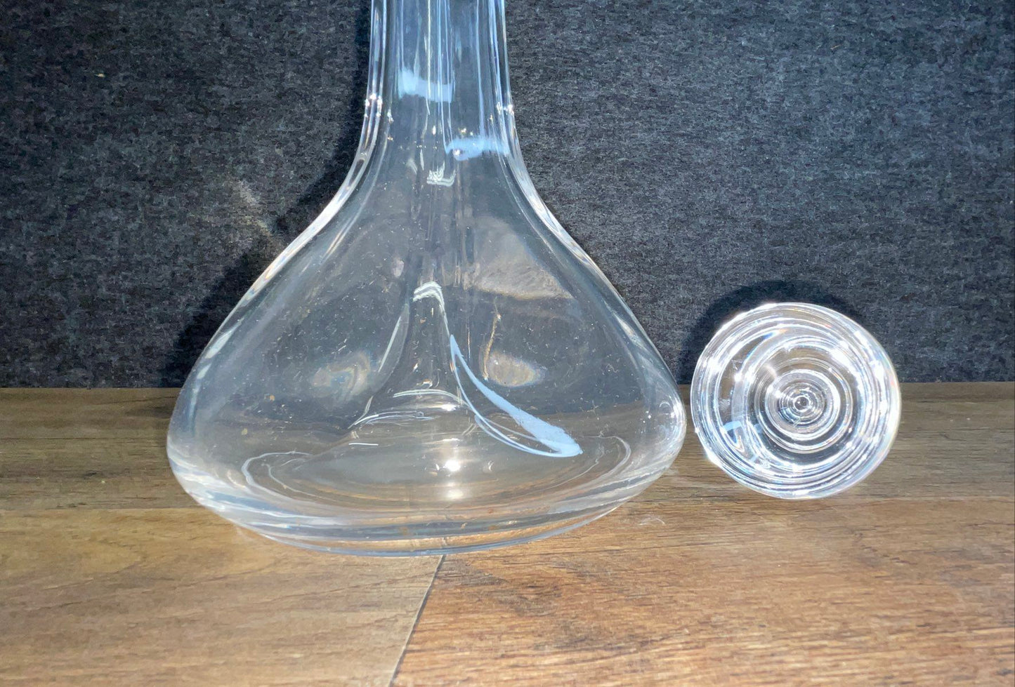 Cristal France, Genuine 24% Lead Crystal Decater w/ Stopper