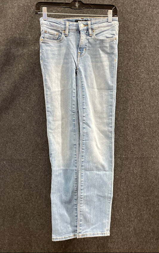 Ralph Lauren Women's Light Blue Stretch Straight Leg Jeans Size 0