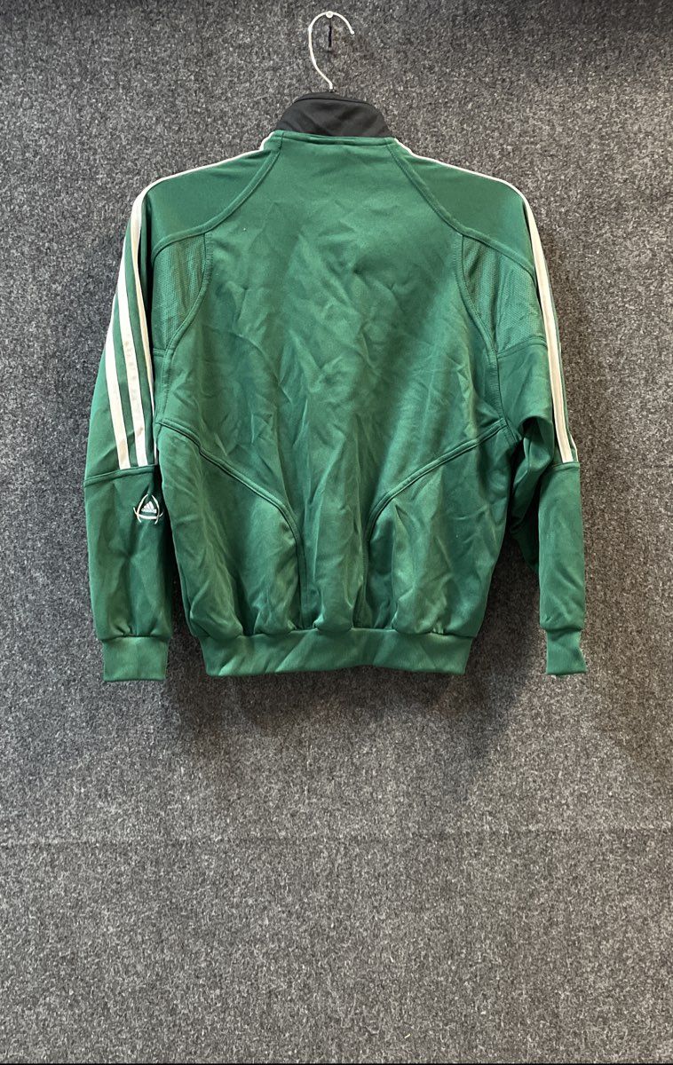 Adidas Youth Teamgeist ClimaCool Soccer Track Jacket Green Sparks Size M