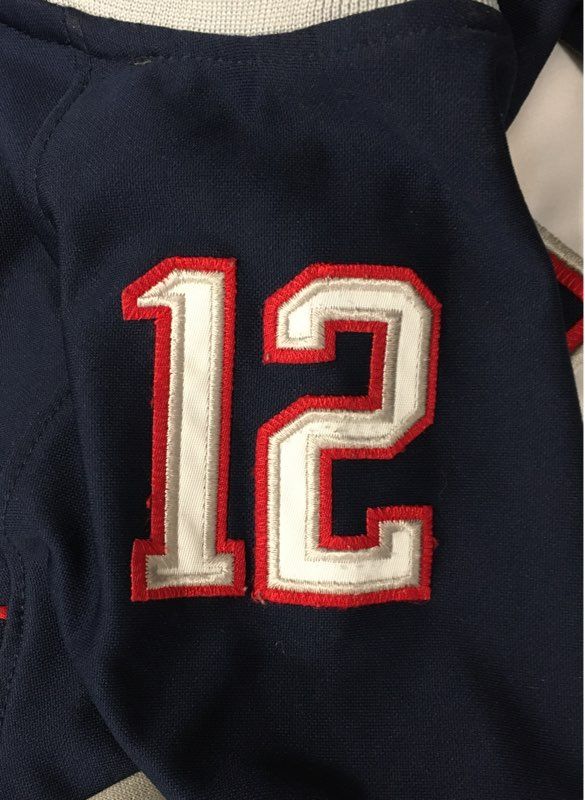 Nike Men's New England Patriots Tom Brady #12 Limited Stitched Jersey Navy 2XL