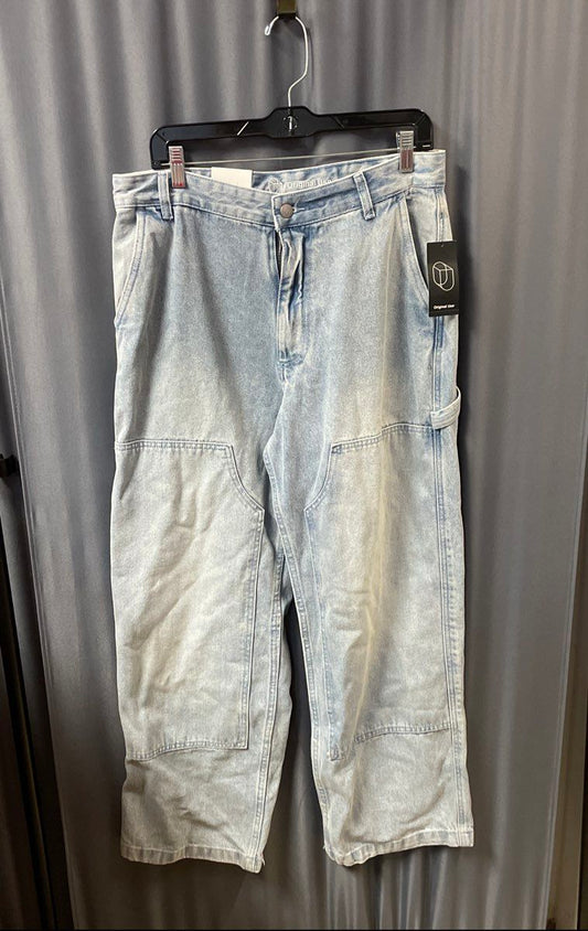 Original Use Men's Baggy Carpenter Pant Light Wash Blue Denim NWT Sz 30x32