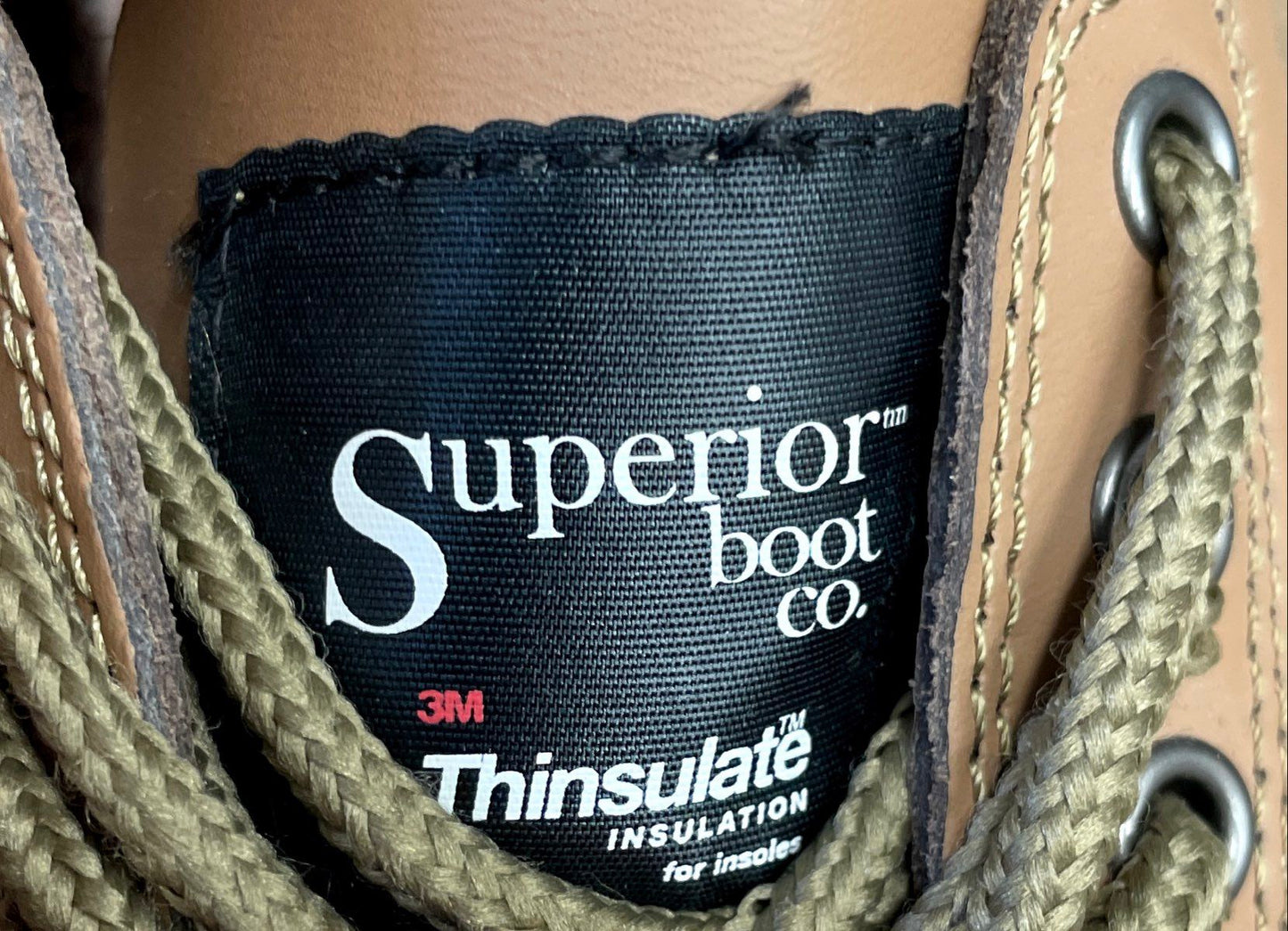 Superior Boot Co. Women's Brown Tan Lace Up Low Top Duck Boots Size 7