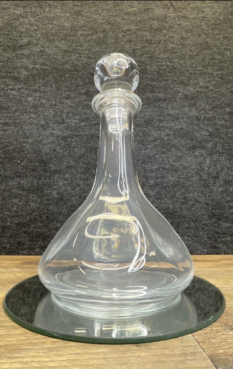 Cristal France, Genuine 24% Lead Crystal Decater w/ Stopper