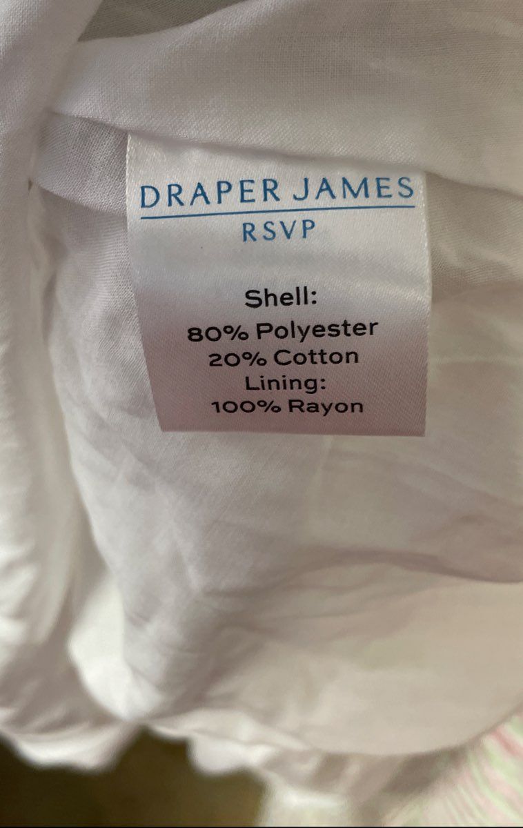 Draper James RSVP Pink Green Seersucker Puff Sleeve Wrap Dress Sz L NWT