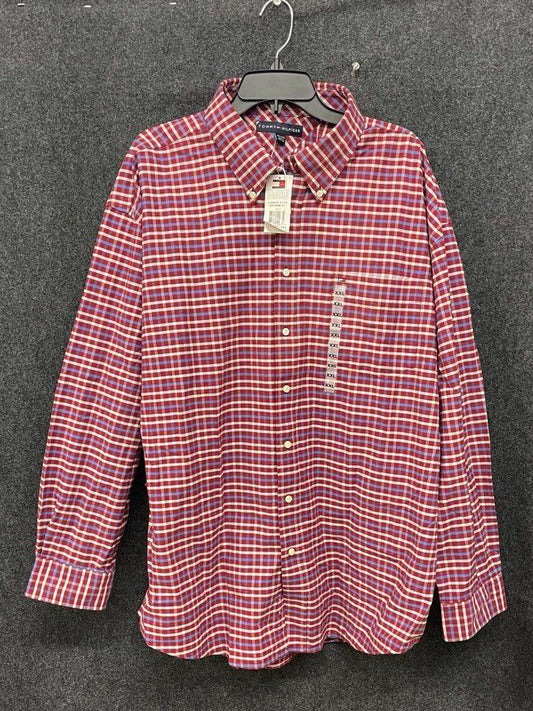 Vintage 2002 Tommy Hilfiger Plaid Button Down Shirt NWT Sz XXL