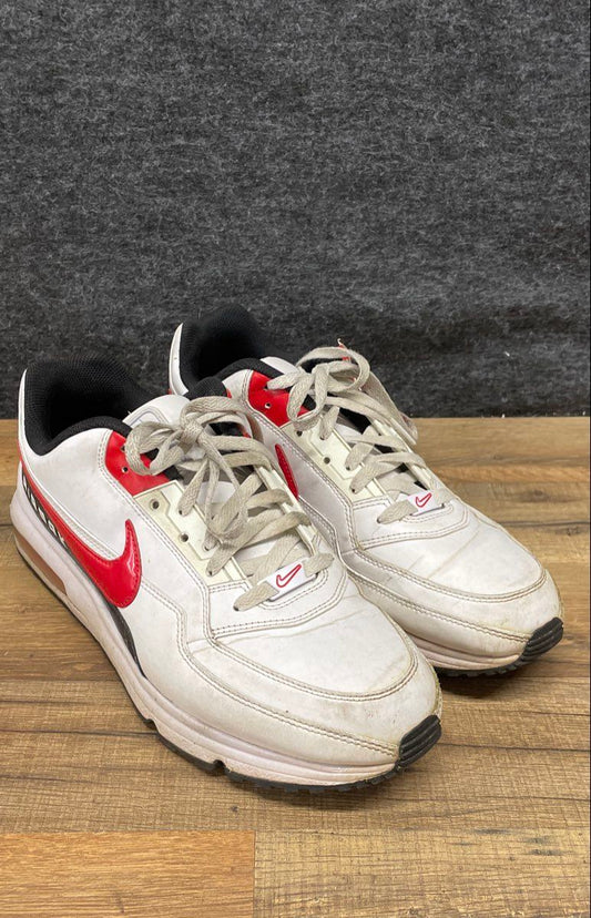 Nike Air Max LTD 3 White University Red Black Sneakers Men's Size 11.5