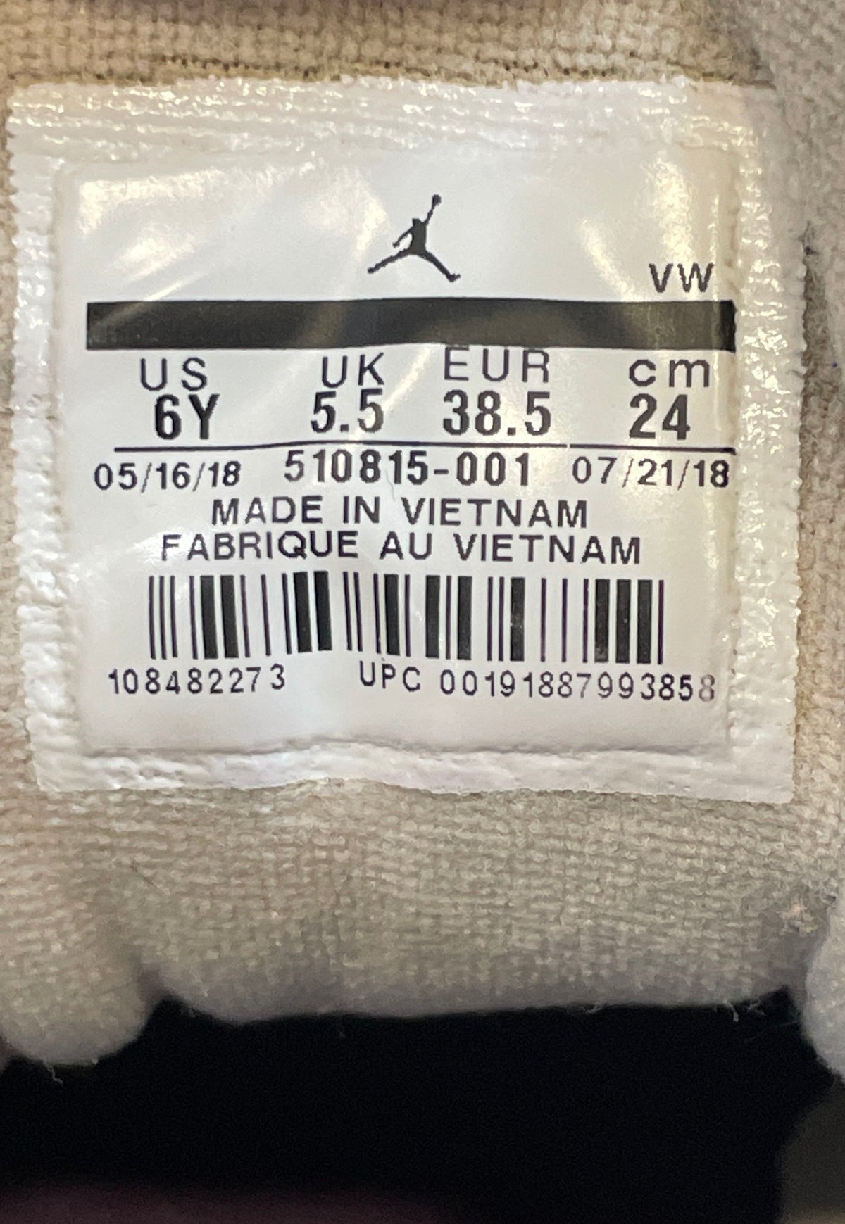 Nike Air Jordan 12 Retro Bordeaux White Purple GS Basketball Shoes Size 6Y