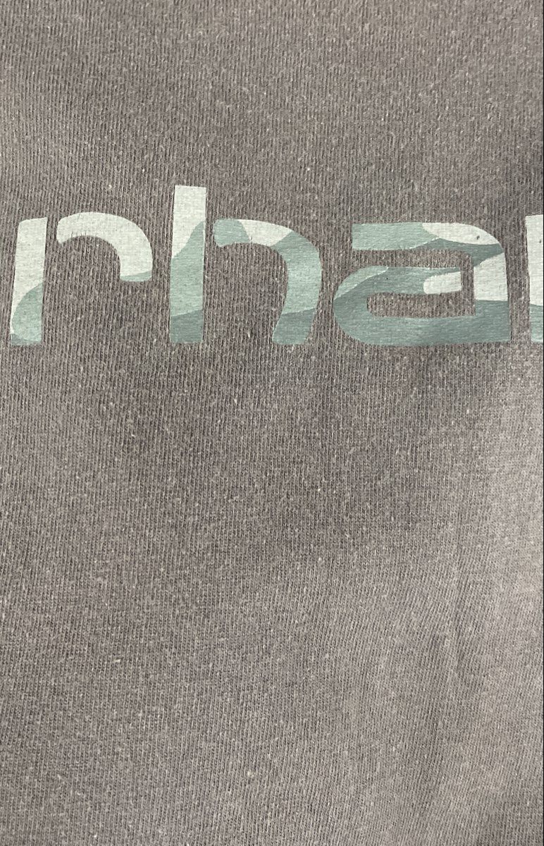 Carhartt Men's K195 Gray Camo Graphic Logo Short Sleeve T-Shirt Size XL