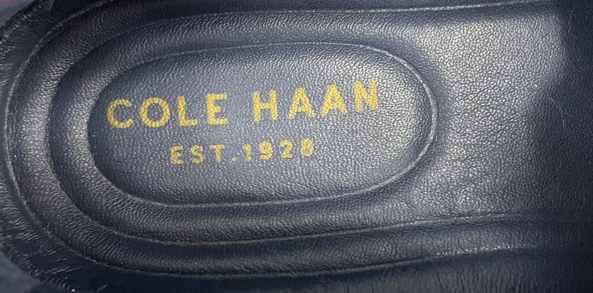 Cole Haan Grand.OS British Tan Leather Slip-On Loafers Men's Size 11