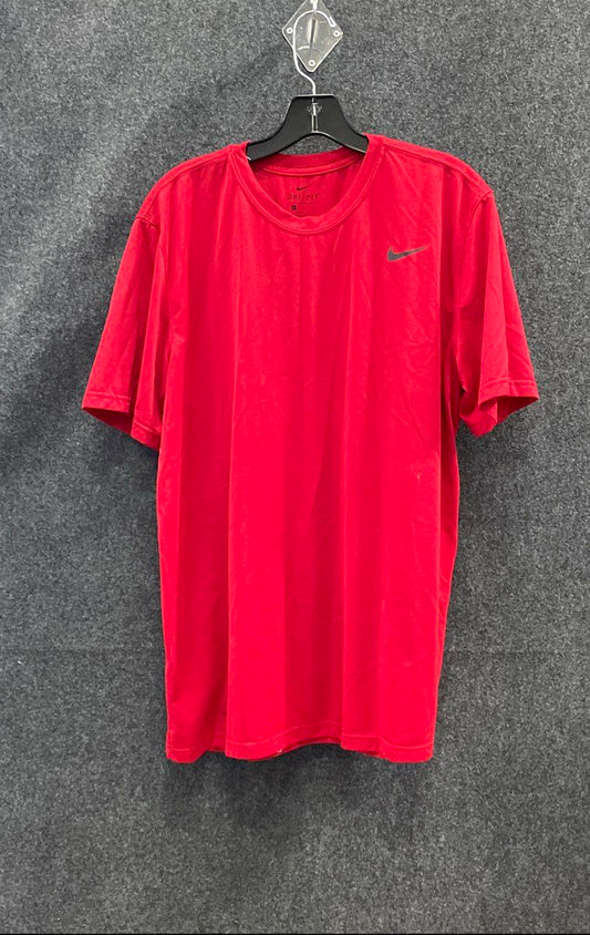 Nike Men's Red Dri-Fit Short Sleeve Training Top Size L