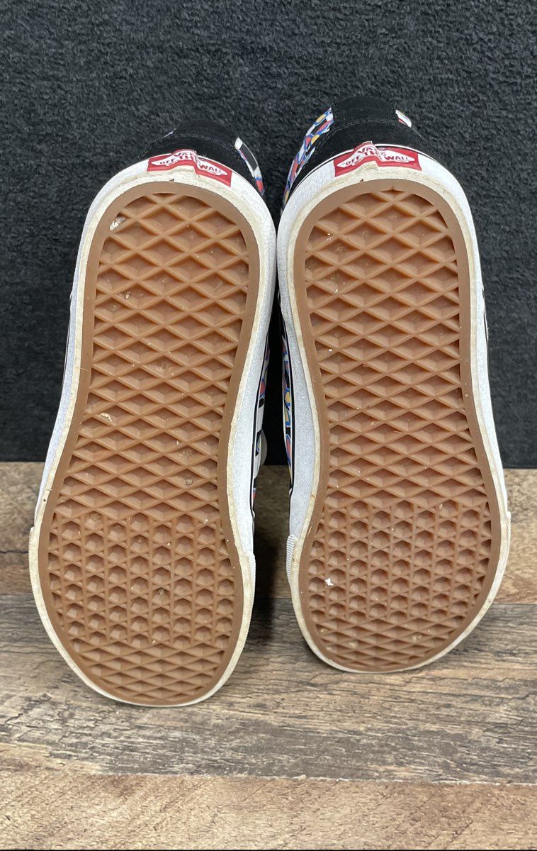 Vans Sk8-Hi Butterfly Checkerboard Black White High Top Sneakers Size 7.5 Women