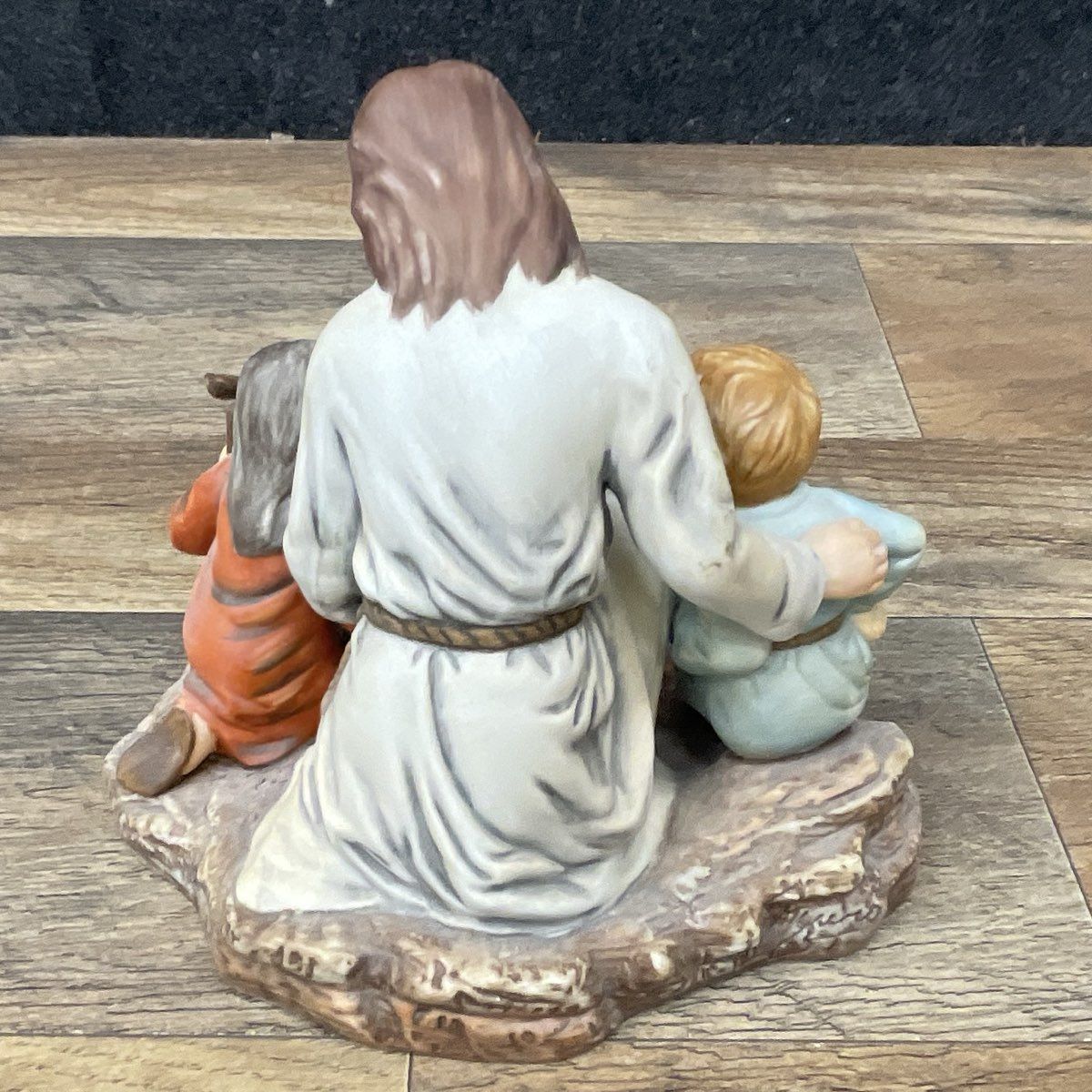 Vintage Homco Masterpiece Porcelain "The Fisherman" 1983 Jesus with Children