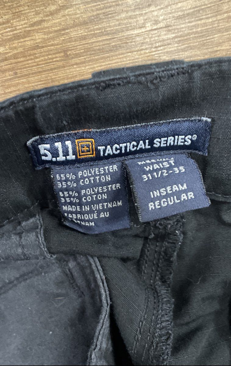 5.11 Tactical Men's Black Original Tactical Series Cargo Pants Sz 31.5-35 Reg