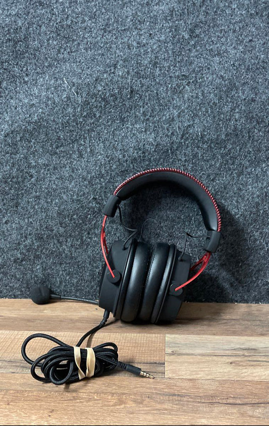 HyperX Cloud Alpha Wired Gaming Headset Dual Chamber Drivers Detachable Mic