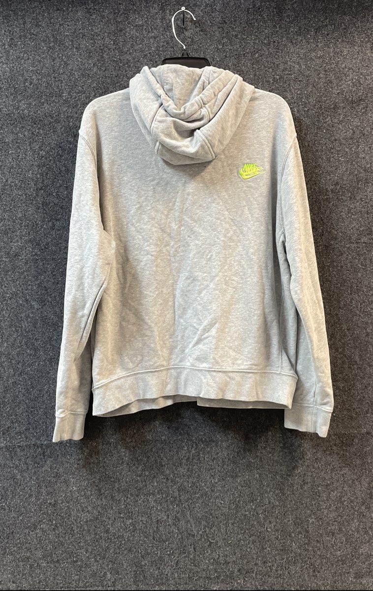 Nike Sportswear Men's Multi Swoosh Stacked Logo Hoodie Heather Gray Size L