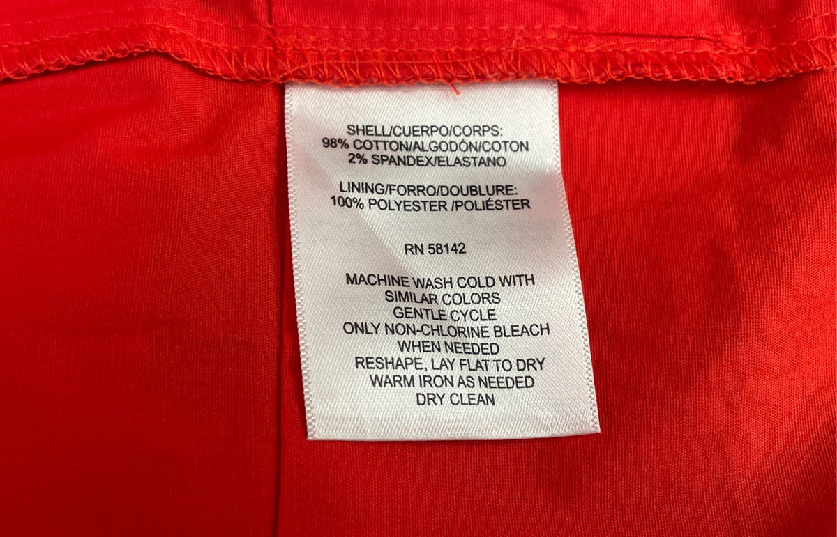 Donna Morgan Women's Red Pleated Babydoll Tiered Dress Criss Cross Back Sz 12P