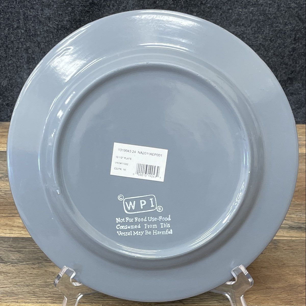 WPI Hand-Painted Fish Decorative Plates Pair 10.5" Fishing Lodge Decor