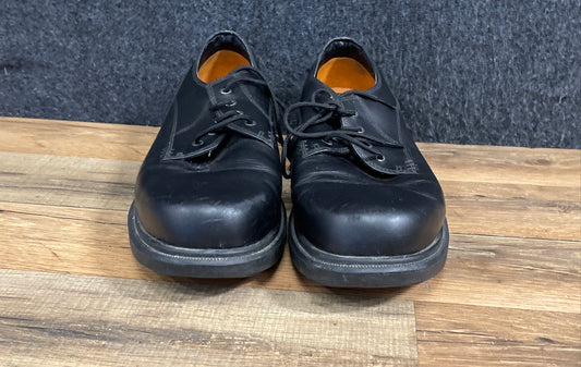 Timberland 61020 Waterproof Black Leather Lug Sole Oxford Shoes Men's Size 12