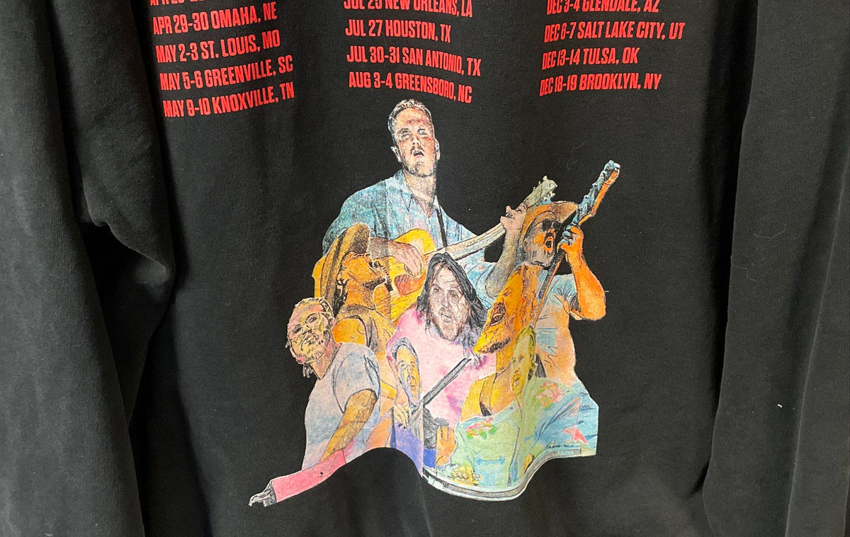 Zach Bryan The Quittin Time Tour 2024 Hoodie Black Concert Sweatshirt Sz XXL
