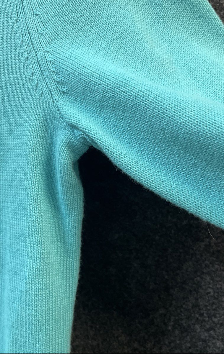 Lilly Pulitzer Women's Marielle Sweater Aqua How Long Til Summer NWT S