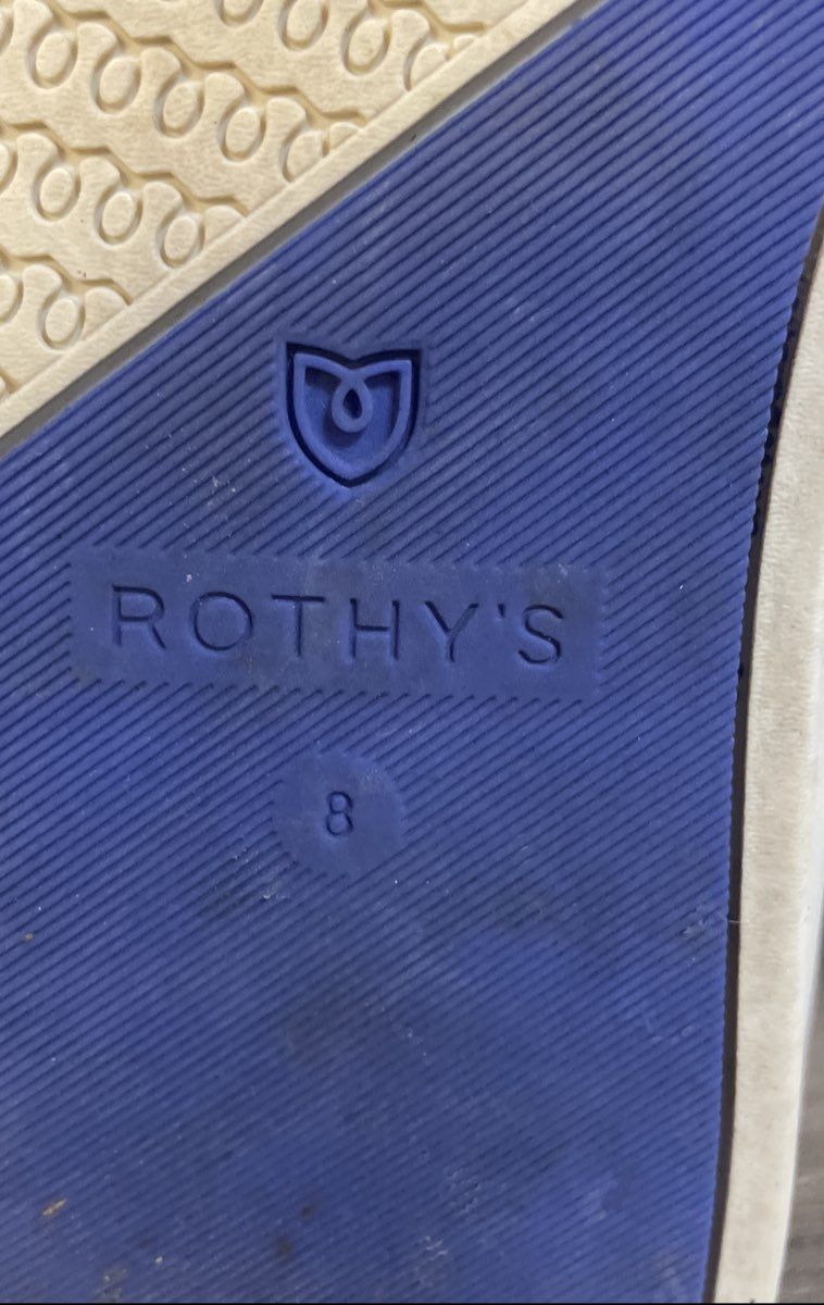 Rothy's The Sneaker Beige Sand Knit Slip On Sneakers Women's Size 8