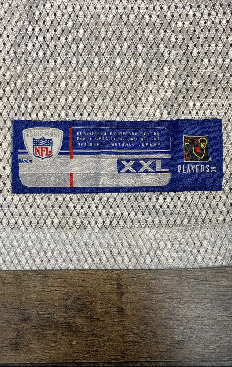 Vintage 2000s Reebok NFL Colts Marvin Harrison White Mesh Jersey Sz XXL