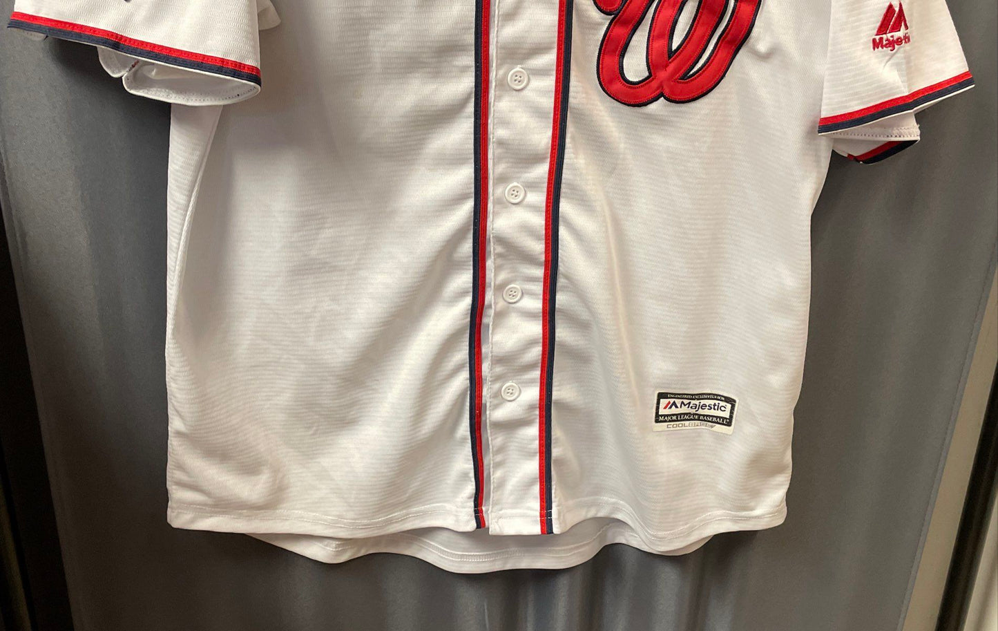 Majestic Men's Washington Nationals Juan Soto 2019 World Series Jersey White XL