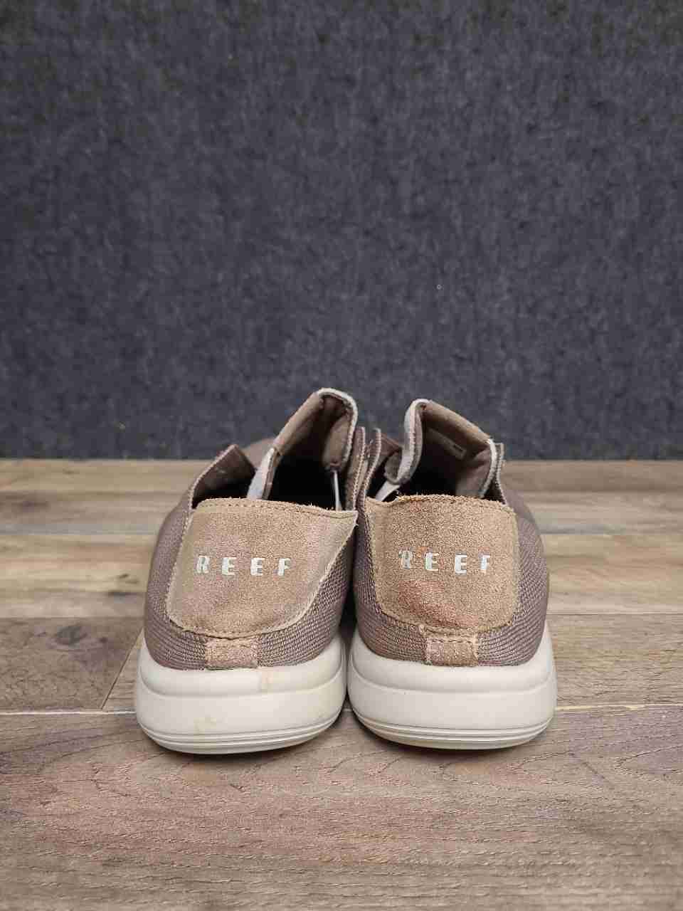 Reef Swellsole Neptune Taupe Slip-On Lifestyle Sneakers Men's Size 12