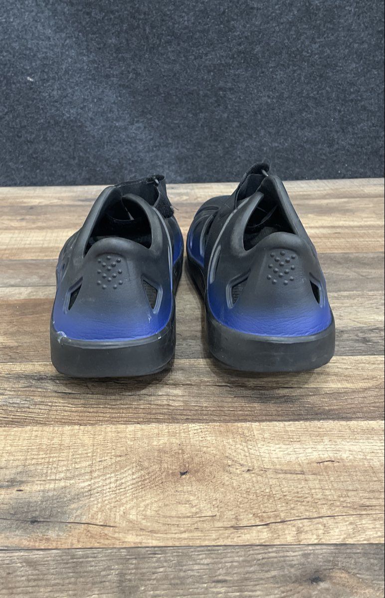 Oofos OOcando Black Blue Ombre Active Recovery Sandals Men's 12 Women's 14