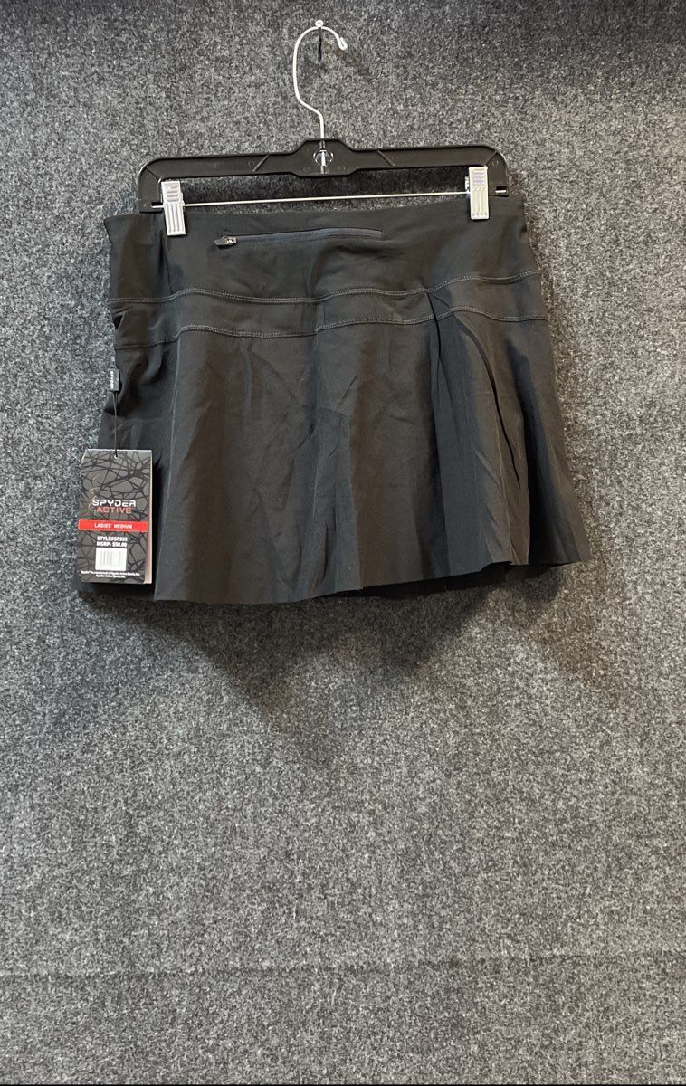 Spyder Active Women's Black Athletic Performance Skort Sz M NWT