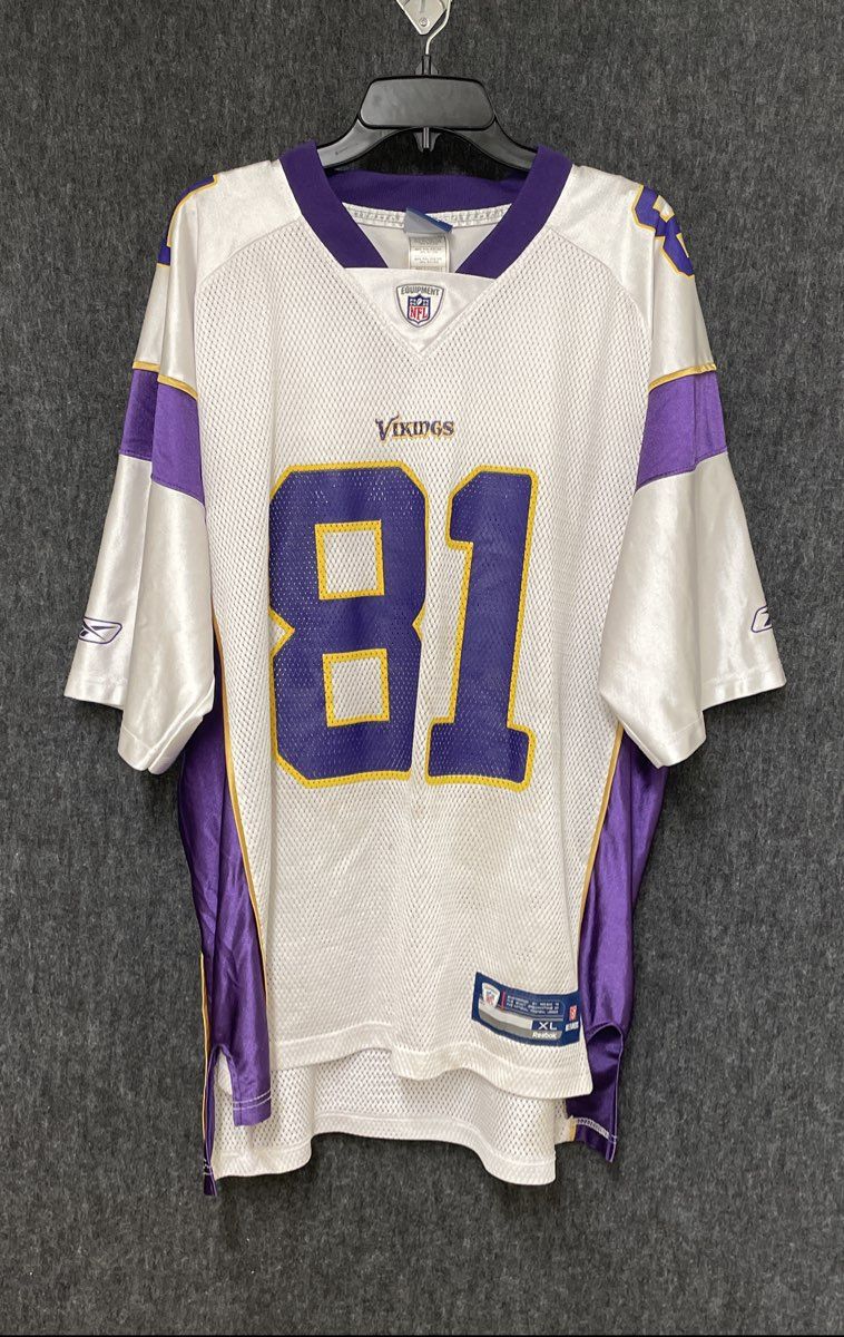 Reebok Minnesota Vikings Visanthe Shiancoe 81 NFL Jersey Sz XL