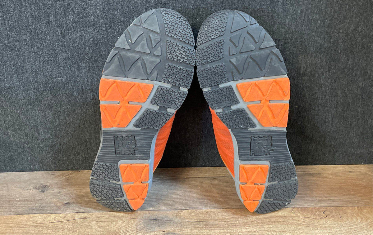 Timberland PRO Radius Composite Safety Toe Grey Orange Men's Work Size 10W