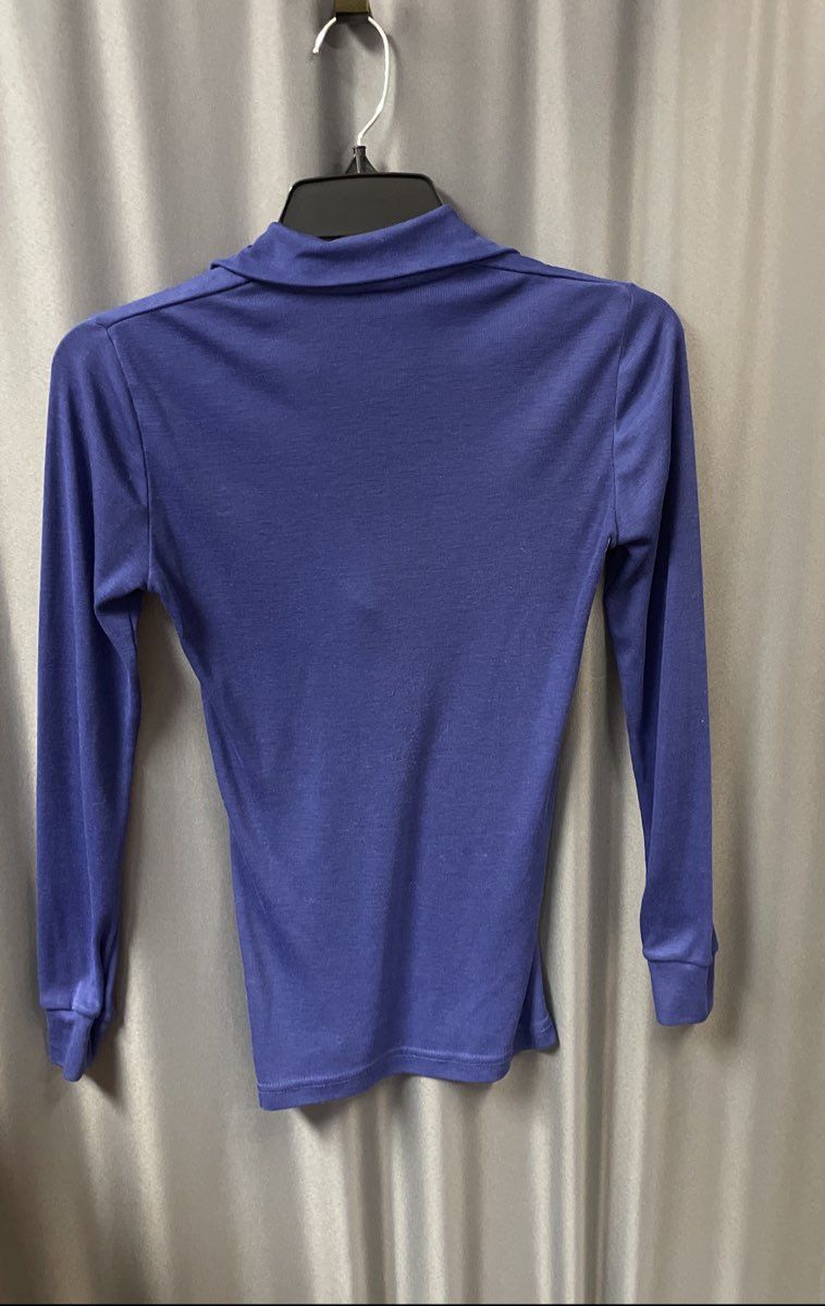 Patagonia Women's 1/4 Zip Base Layer Top Blue Vintage 90s Capilene USA Sz XS