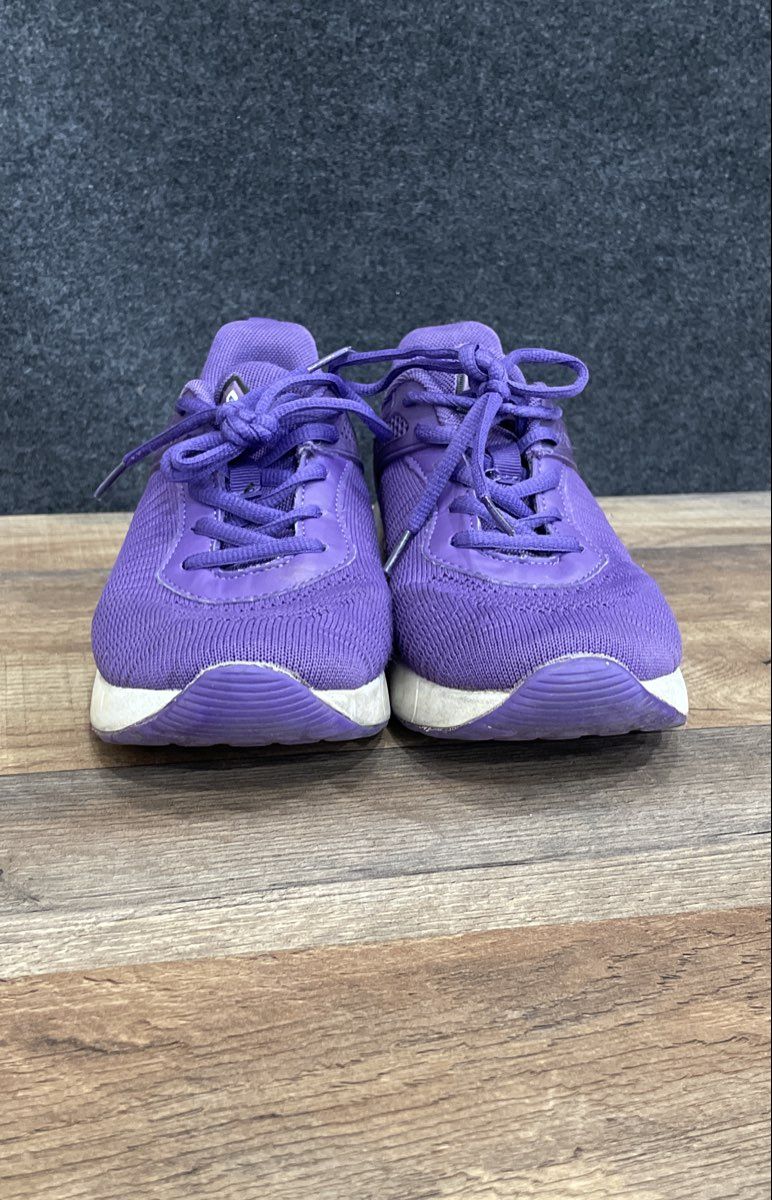 Running Air Purple White Knit Air Cushion Sneakers Women's Sz EUR 36