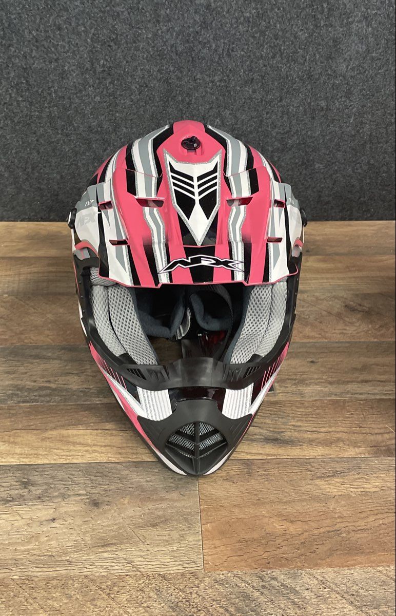 AFX FX-17 Motorcycle Helmet Multi Pink Size Medium New In Box Motocross ATV