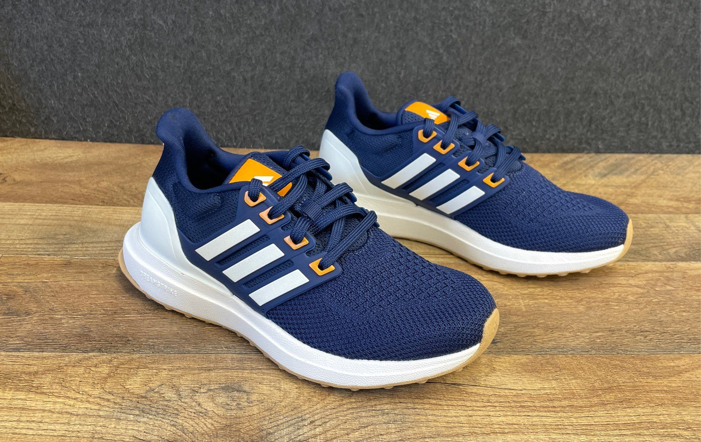 Adidas Supernova Stride Navy White Orange Running Shoes Size 4.5
