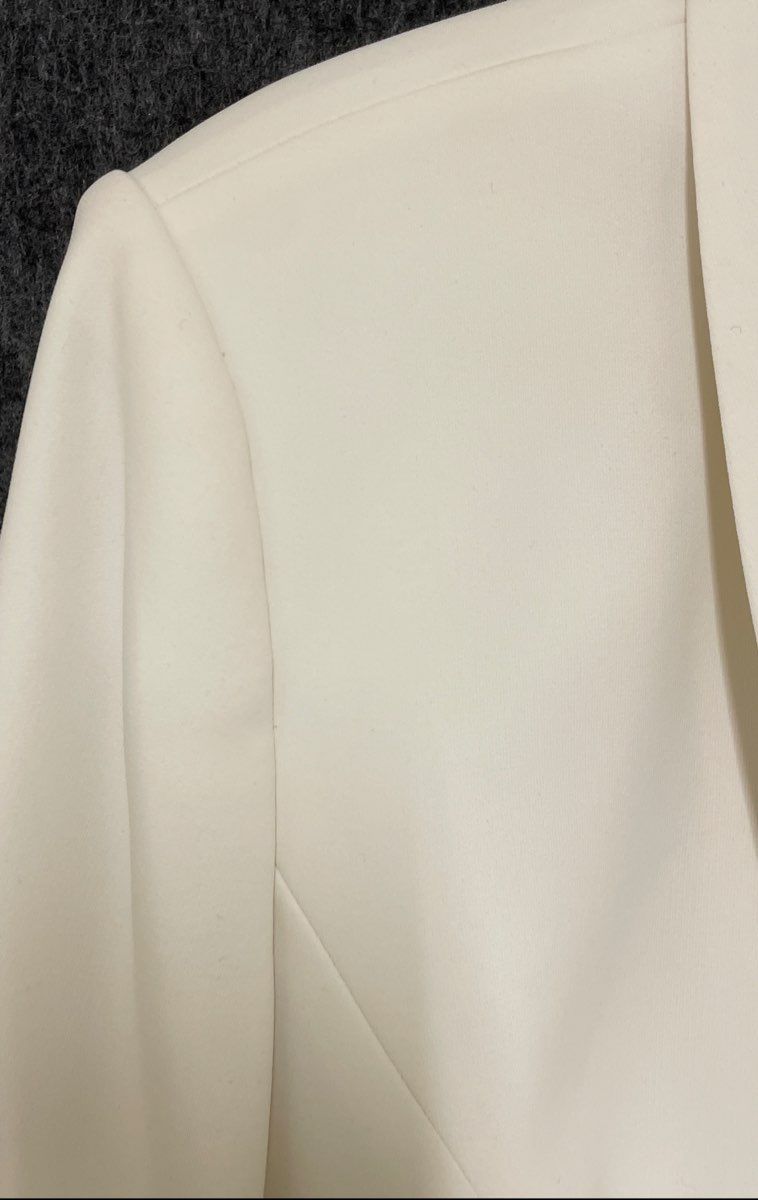 Kasper Classics Women's Blazer Cream Shawl Lapel 3-Button Jacket Sz 18W