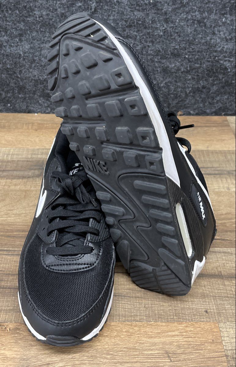Nike Air Max 90 Black White Women's Sneakers Size 9.5