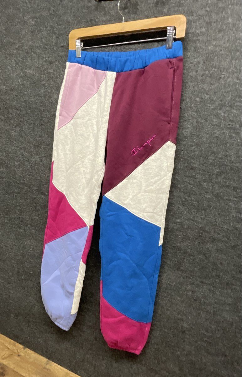 Champion Women's Multicolor Geometric Colorblock Hoodie & Pants Set Sz XS